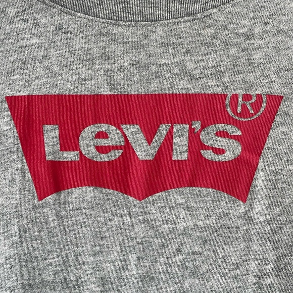Levi’s Crew Neck - Size Small - Grey & Red - Picture 4 of 7